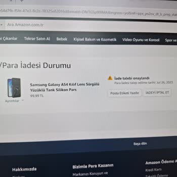 Amazon Para İadesi Yapılmaması