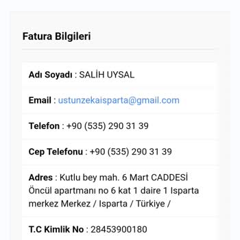 Sole Shopping Ücret İadesi İçin