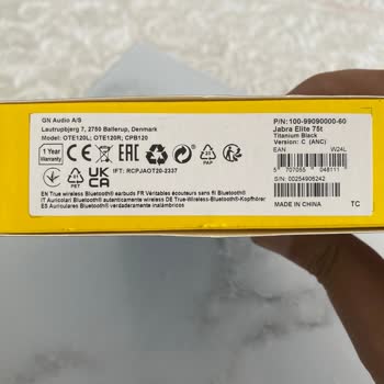 Jabra Elite 75t Kulaklık Sorunu