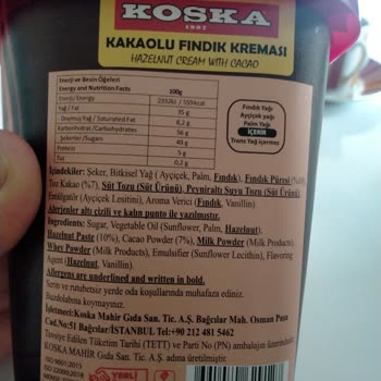 Koska Kakaolu Fındık Kreması Kötü!
