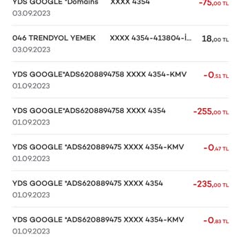 Akbank Kartımdan Google YDS Domains Üzerinden Param Çekildi