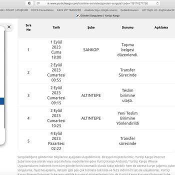 Yurtiçi Kargo İkidir Yanlış Teslim Şubesine Getiriyor!