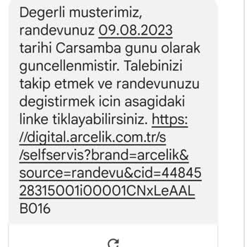 Arçelik Yetkili Servis Problemi