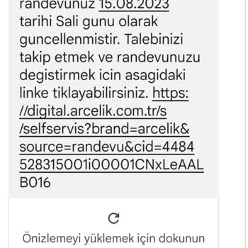 Arçelik Yetkili Servis Problemi