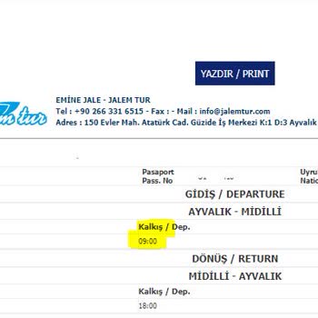 Jalem Tur Vapur Süresi Yanıltmacası