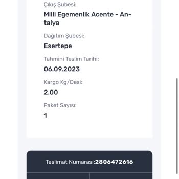 Sürat Kargo Kargo Teslim Edilmedi Şubede Bekletiliyor