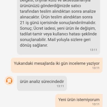 Trendyol Da Kusurlu Ürün İptal Ve Para İadesi Yapılmıyor.
