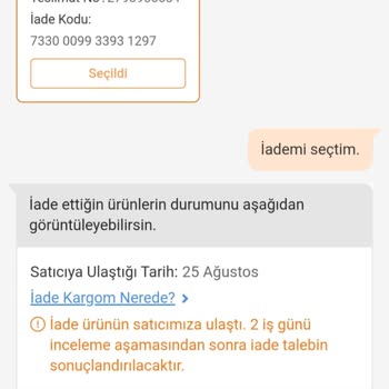 Trendyol Da Kusurlu Ürün İptal Ve Para İadesi Yapılmıyor.