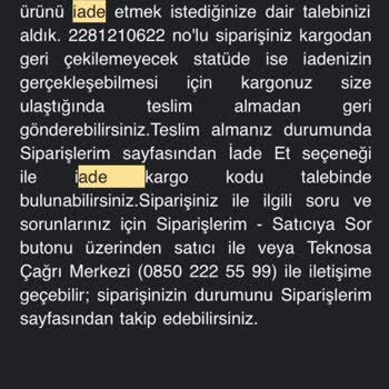 Teknosa Para İadesini Yatırmıyor