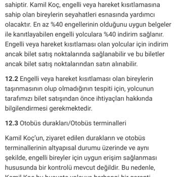 Kamil Koç Yasal Engelli İndirimini Yapmadı