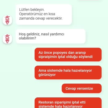 Tıkla Gelsin İlgisiz Canlı Destek Para İadesi Yapılmadı