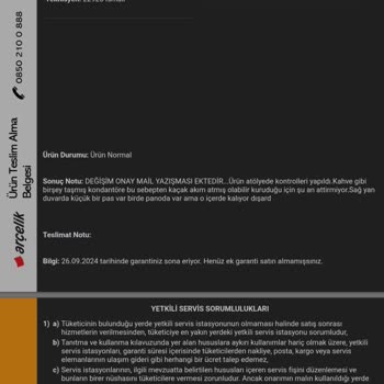 Arçelik Fırın Arızası Serviste Şu Anda Ama Yapılmıyor