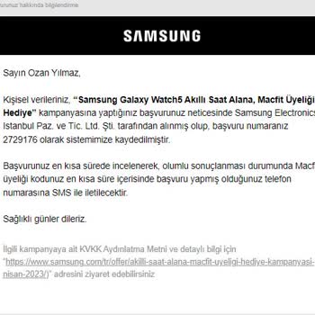 MACFit (İstanbul Avrupa) Kampanya Hakkında Geri Dönüş Sağlanılmaması