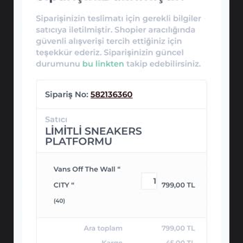 London Sport Shopier Link İle Satış Yapan Mağaza Yanlış Ürün Gönderdi Ve İade Süreci Uzun Sürüyor