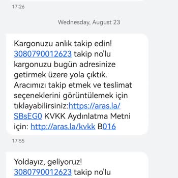 Aras Kargo Kargo İçin Adrese Gelinmeden İade Edildi