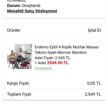 A101 Ürün Termin Teslimat Şikayeti Hk 107080066854