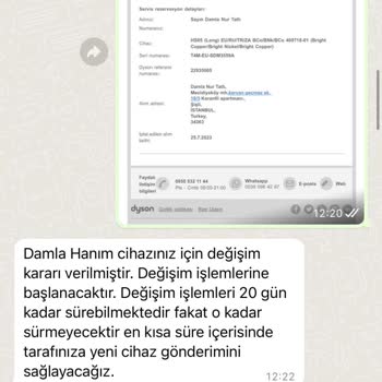 Dyson Airwrap Bozuk Ürün Gönderiyor, Ve İade Hakkımı Elimden Alıyor.