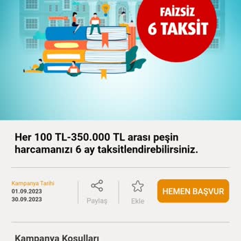 VakıfBank Kredi Kartı Eğitim Harcaması