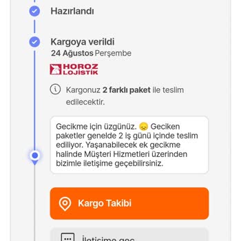 Horoz Lojistik 11 Günde Gelemeyen Kargo - Farklı Tır Saçmalığı