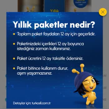 Turkcell Yıllık Paketi Haksız Olarak Kısıtlı Kullandırıyor
