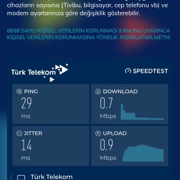 Türk Telekom Mobil İnternet Hızı
