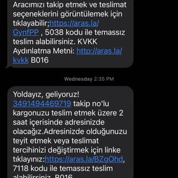 Aras Kargo Koşuyolu Şubesi, Kargomu Getirmiyor