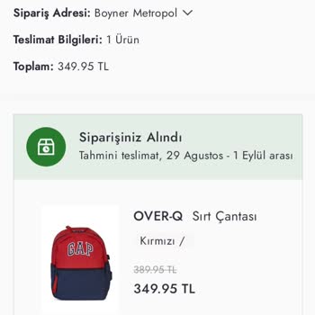 Boyner İn Habersiz Ürünü İptal Etmesi