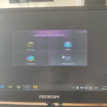 Monster Notebook Control Center Sorunu