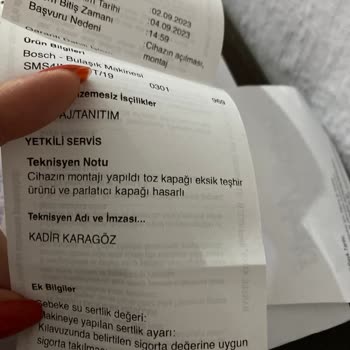Media Markt Bulaşık Makinesi Tuz Kapağı İçin Ekstra Ücret Talep Edilmesi