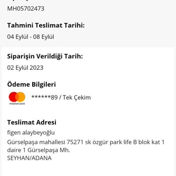 Morhipo Şikayeti Ürün İptali