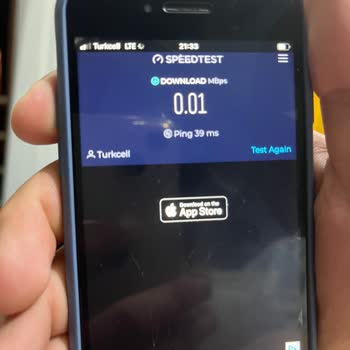 Turkcell 4.5 İnternet Hızının Aşırı Kötü Olması