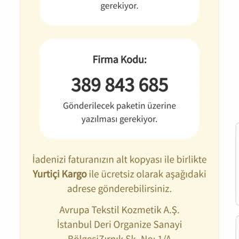 Miorre'den Para İadem Yapılmadı