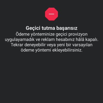 Instagram Reklam Hesabı Sorunu!