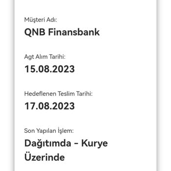 AGT Kurye Kargomu 20 Günden Beri Getirmiyor