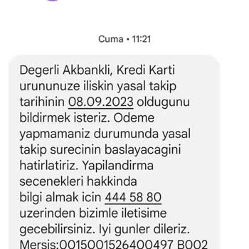 Akbank Avukata İntikal Eden Borç