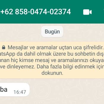 WhatsApp Yurt Dışı Telefon Koduyla Mesaj Gelmesi