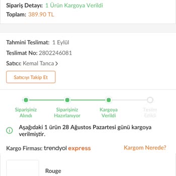 Trendyol Ürünü Kaybetti Ücret İadesi Halen Yapılmıyor
