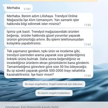 WhatsApp +1 Numaradan Şüpheli Mesaj