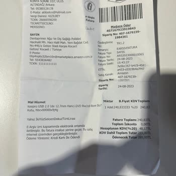 Amazon Ürün Aldım, İade Edemiyorum.