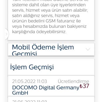 Docomo Digital Bilgim Olmadan Ve Haksız Yere Fahiş Fatura