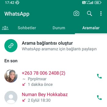 WhatsApp Yurt Dışı Numaradan WhatsApp Aranması