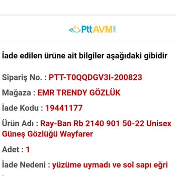 Epttavm İade Sorunu