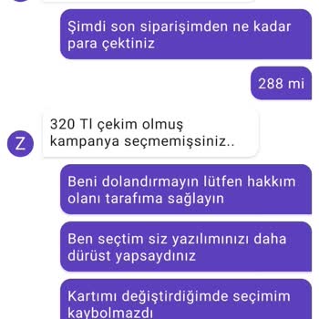 Getirde Hak Edilen İndirimin Yansıtılmaması