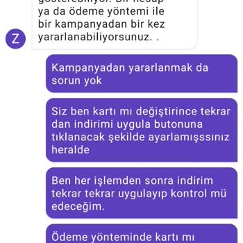 Getirde Hak Edilen İndirimin Yansıtılmaması