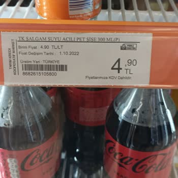 Tarım Kredi Kooperatif Market Etiket Fiyatı Üstünde Para Kesilmesi