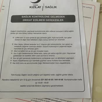 Kızılay Sağlık Konya Hastanesinde Check-up Yalanı