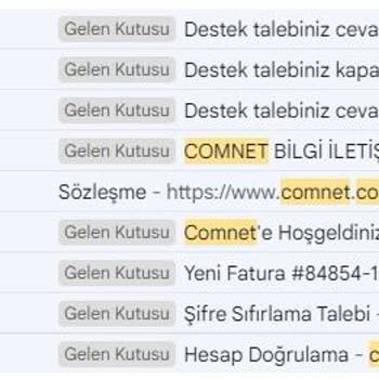 Comnet Yeni Abone Başvurusunda Yaşanan Sorun