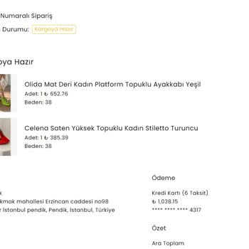 iloveshoes.com.tr Para İadesi- Ürün Stokta İken Stok Yok Denilmesi