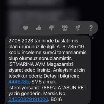 Atasun Optik Ve Rayban Garanti Sorunu