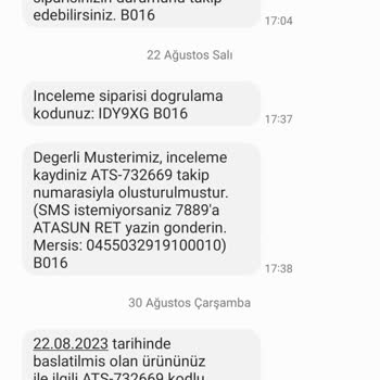 Atasun Optik Garanti Hizmeti Hayal Kırıklığı